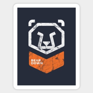 Bear Down Tailgate Chicago Fan Sticker